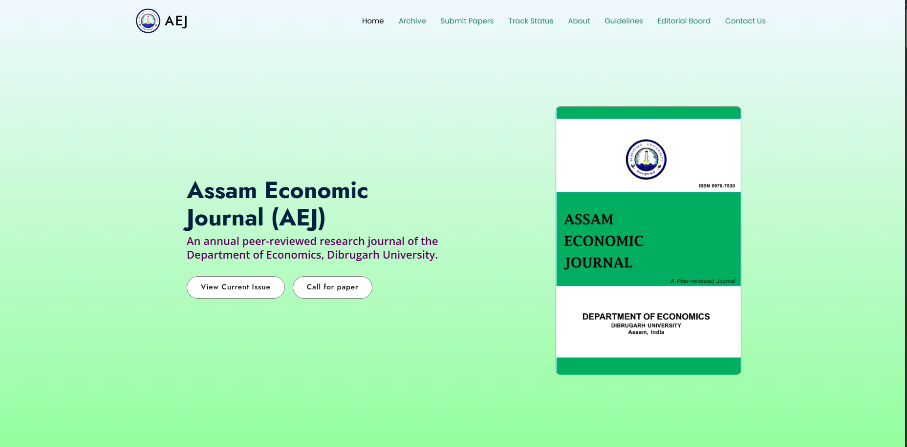 Assam Economic Journal (AEJ)
