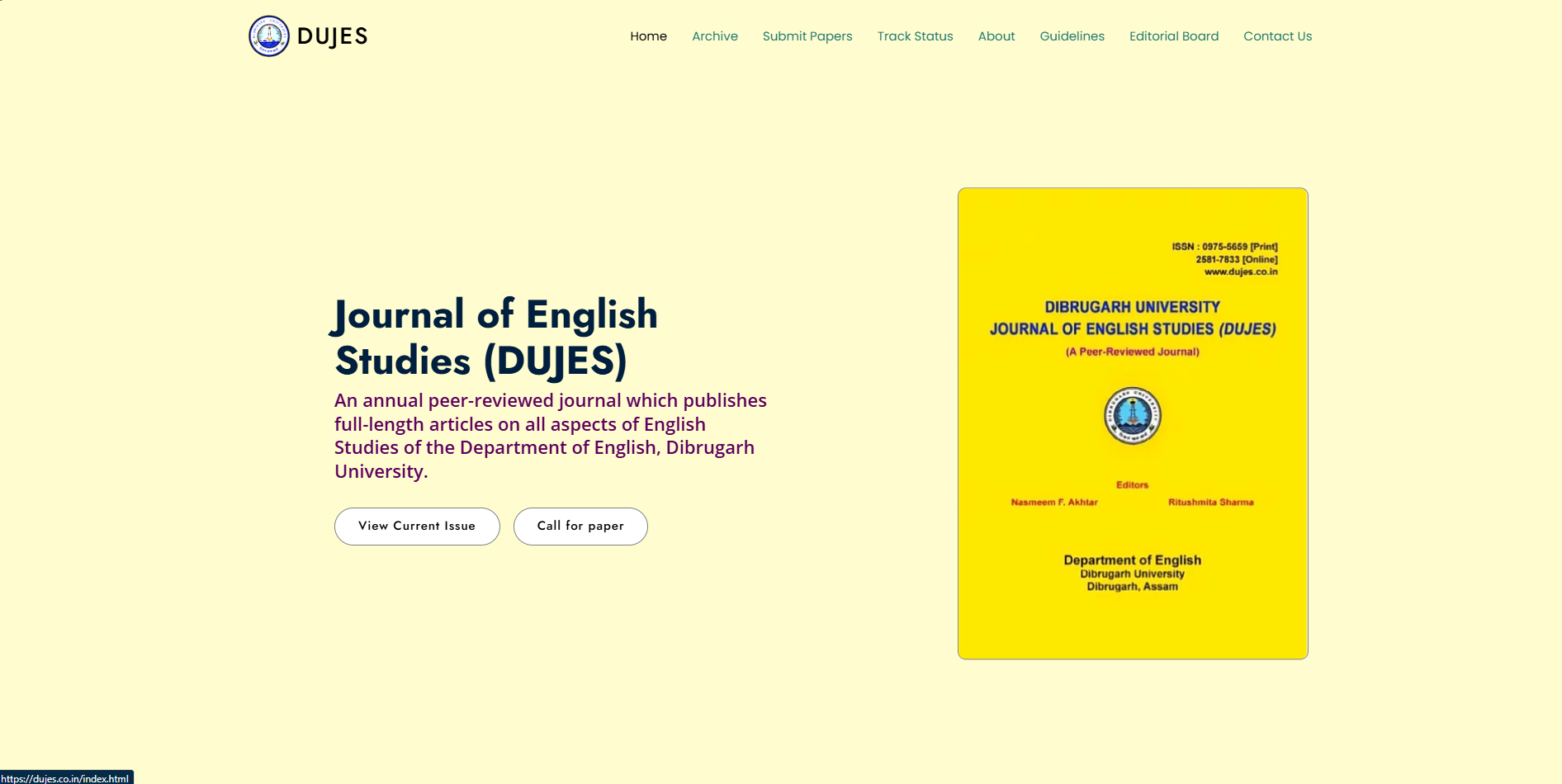Journal of English Studies (DUJES)